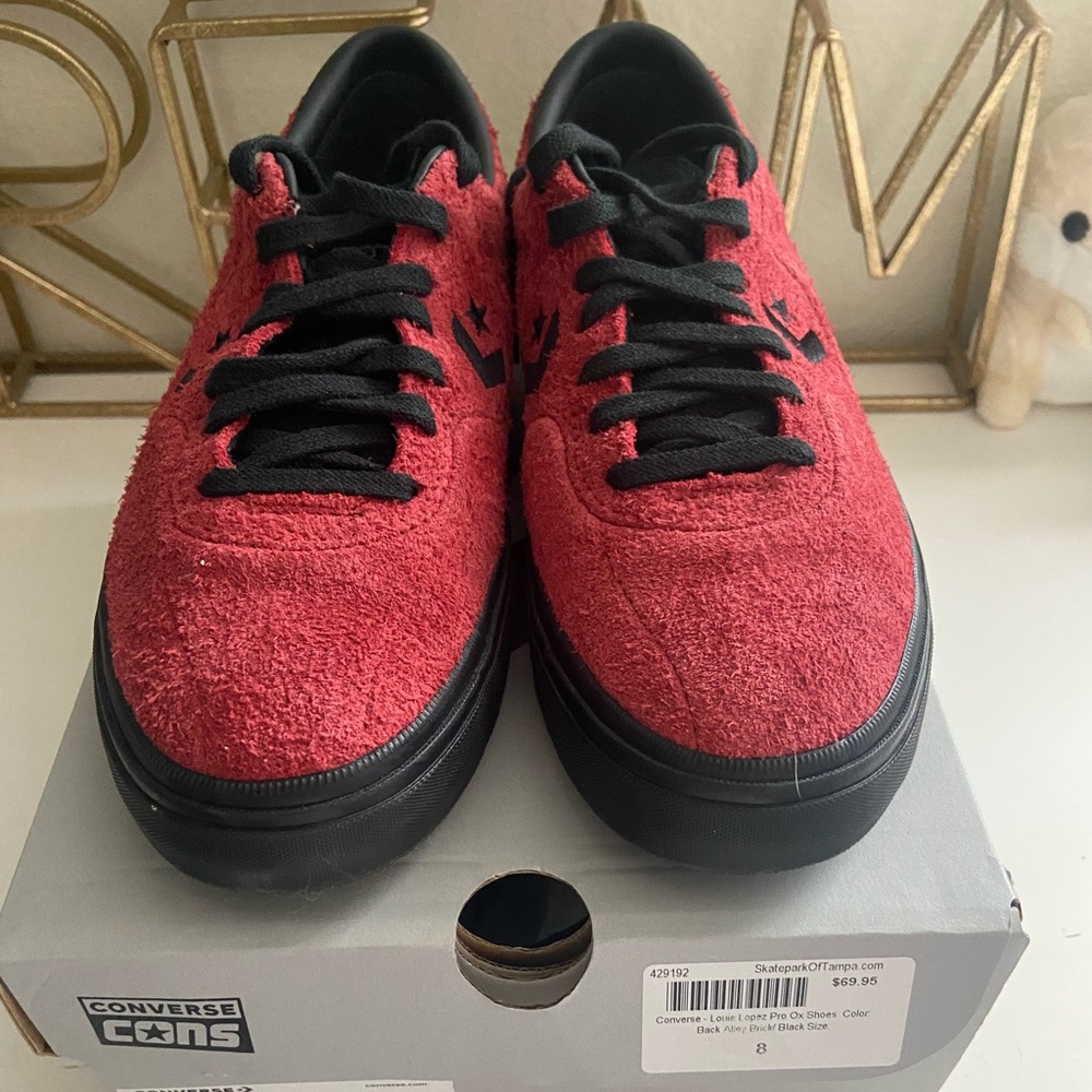 Converse Cons Louie Lopez Pro Brick Red shoes